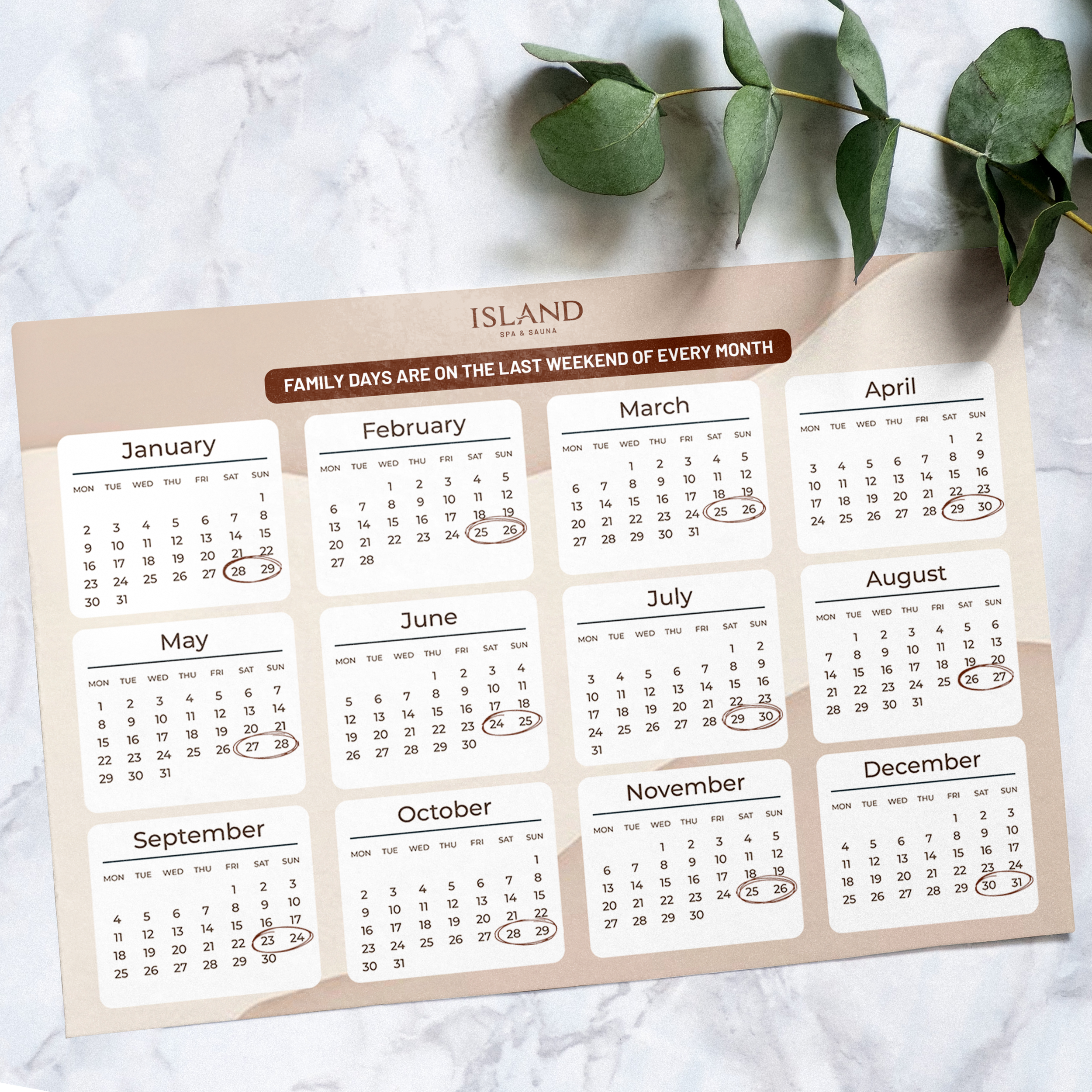 Family Days — Island Spa and Sauna