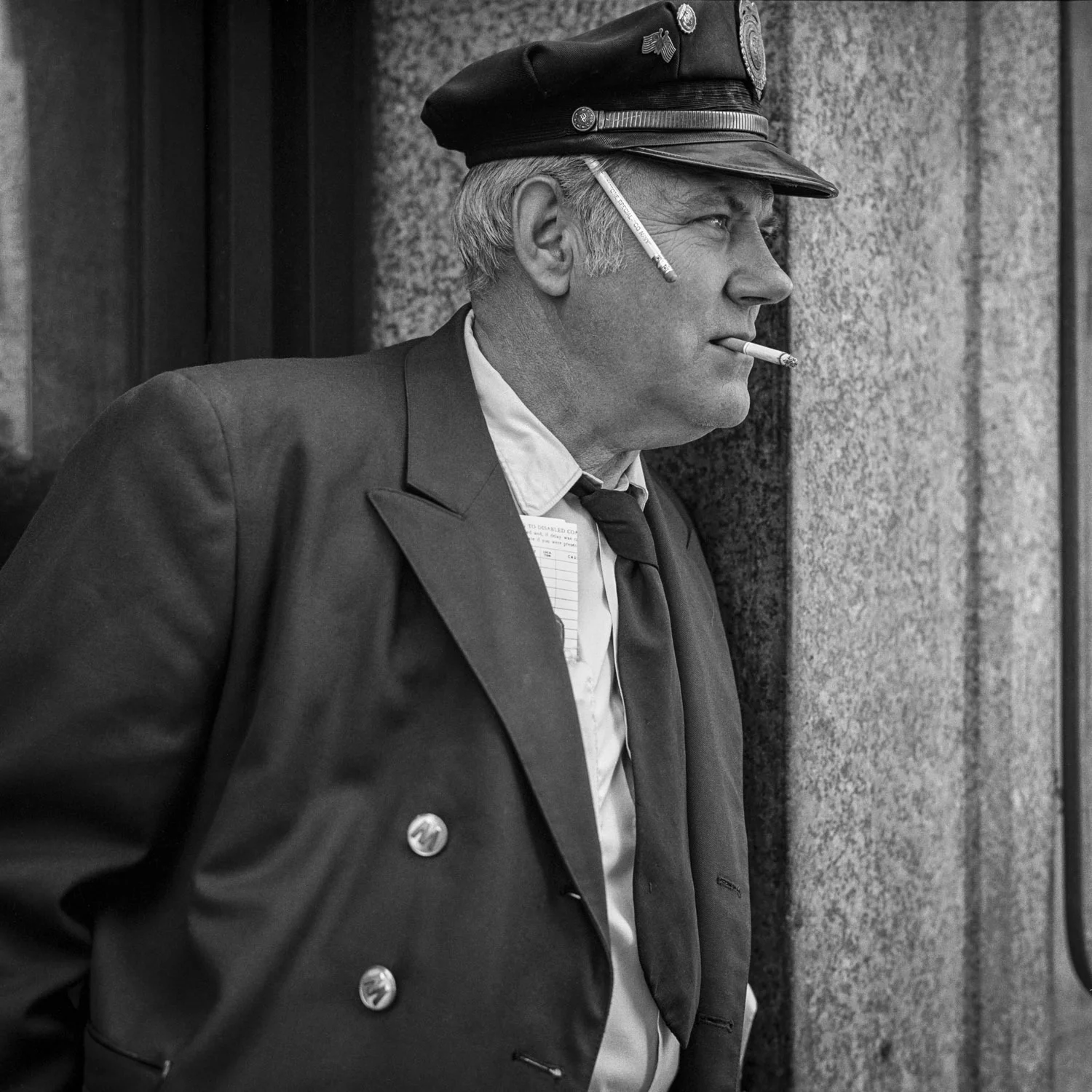 'TransitWorker' Waverly Place NYC 1993