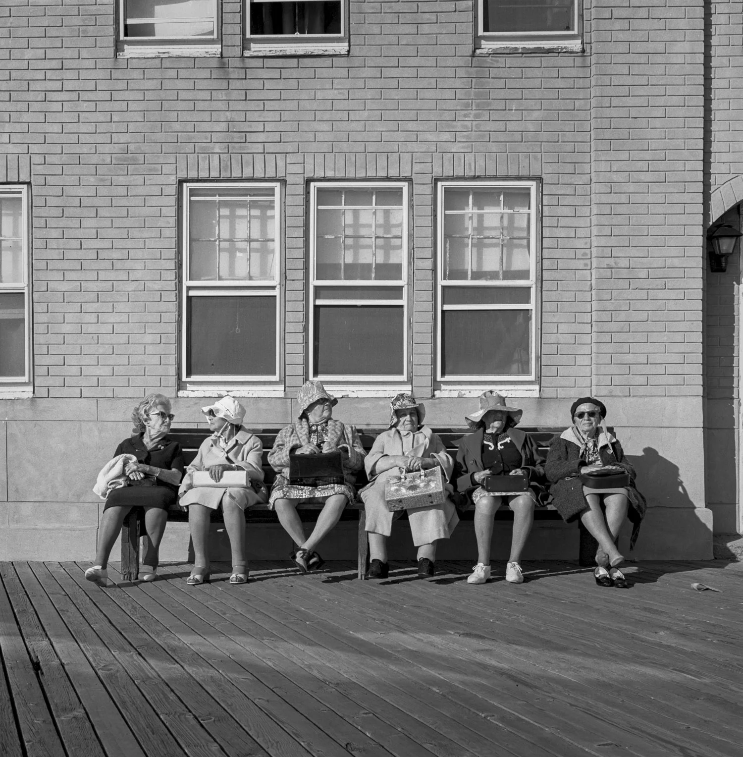 'Hat Day' Boardwalk Long Beach NY 1978