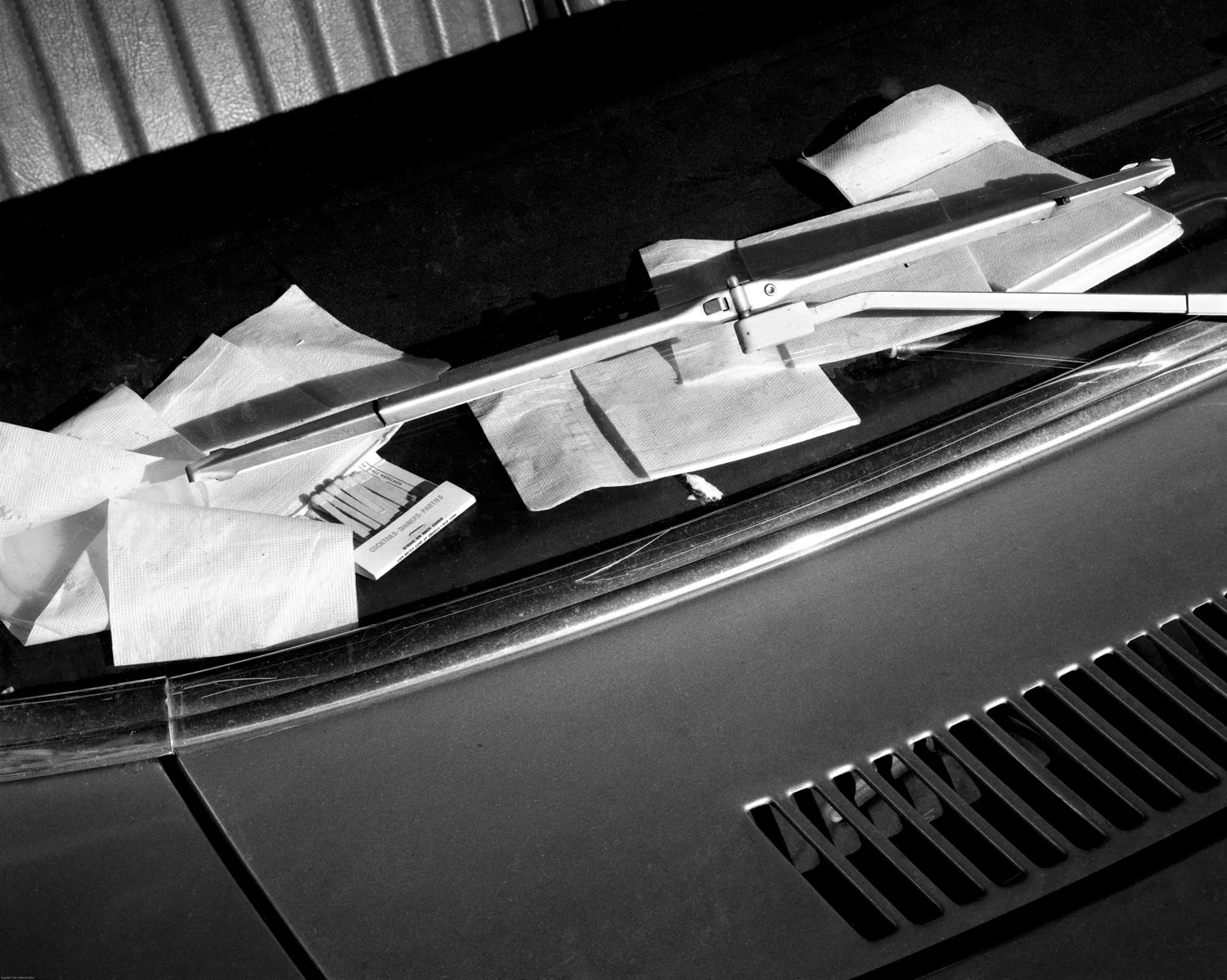 'Windshield by Streetlight' Mercer Street NYC 1981
