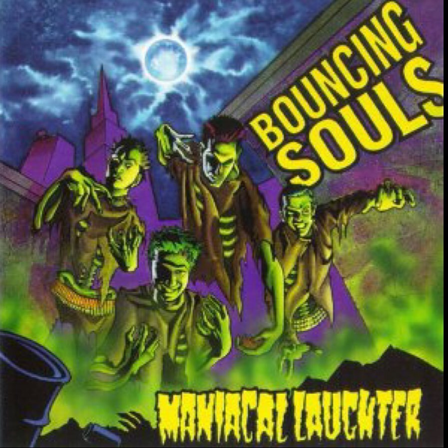 #maniacallaughter came out 25 years ago today. Fun punk record we recorded in one quick live sesh with our bud and legendary punk producer Thom Wilson for our punkest uncles, BYO records and perhaps my most ambitious and labor-intensive cover designs