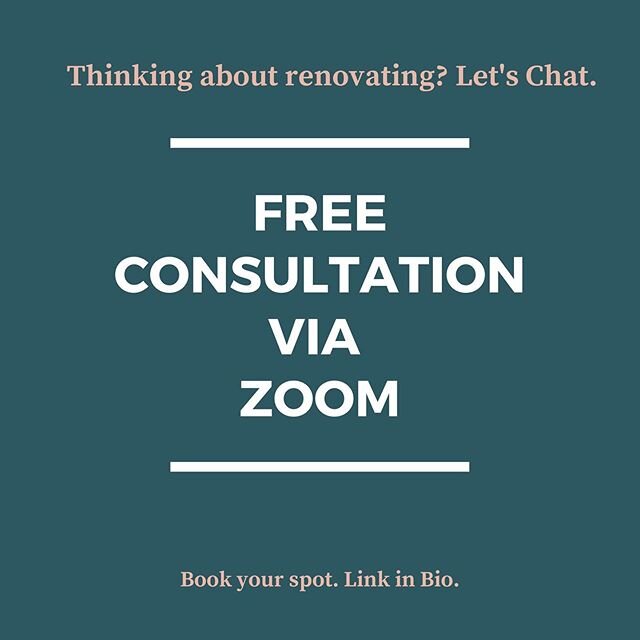 ⁣
⁣Now might be the perfect time to &quot;start&quot; that renovation you were considering for 2020. ⁣
⁣
⁣
⁣Although we can't start work yet, there is plenty of planning to be done, ⁣
⁣
⁣
⁣Book a Zoom Call with us. &quot;Show and Tell&quot; us, all a