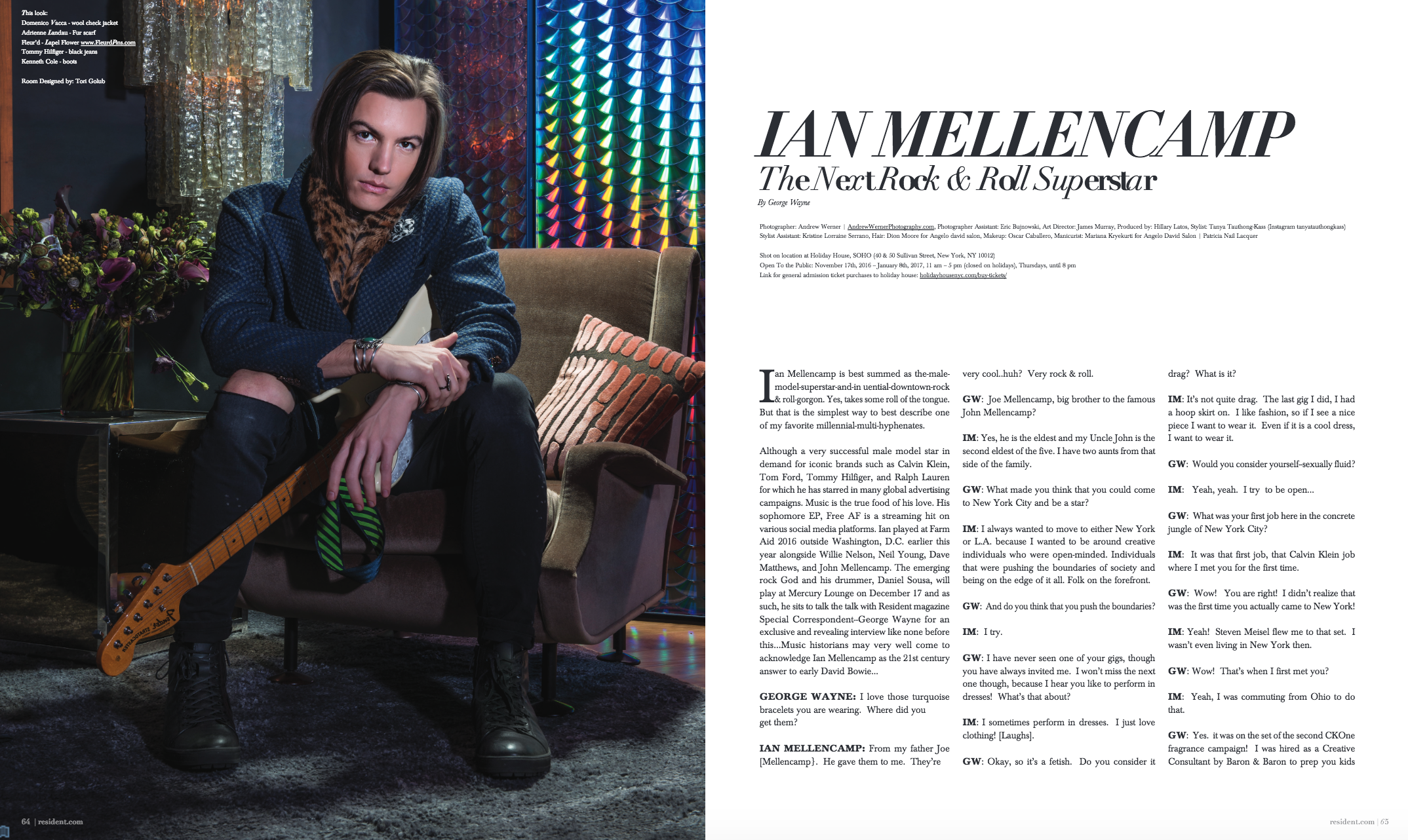 Ian Mellencamp in Resident Magazine by photographer Andrew Werner 1.png