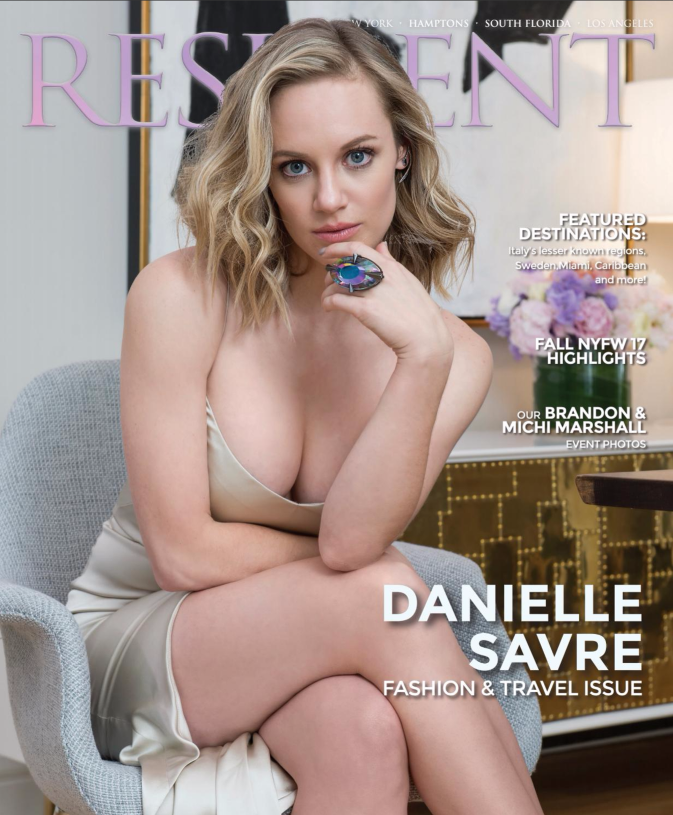Danielle Savre by photographer Andrew Werner, Resident Magazine March 2017 - Cover.png