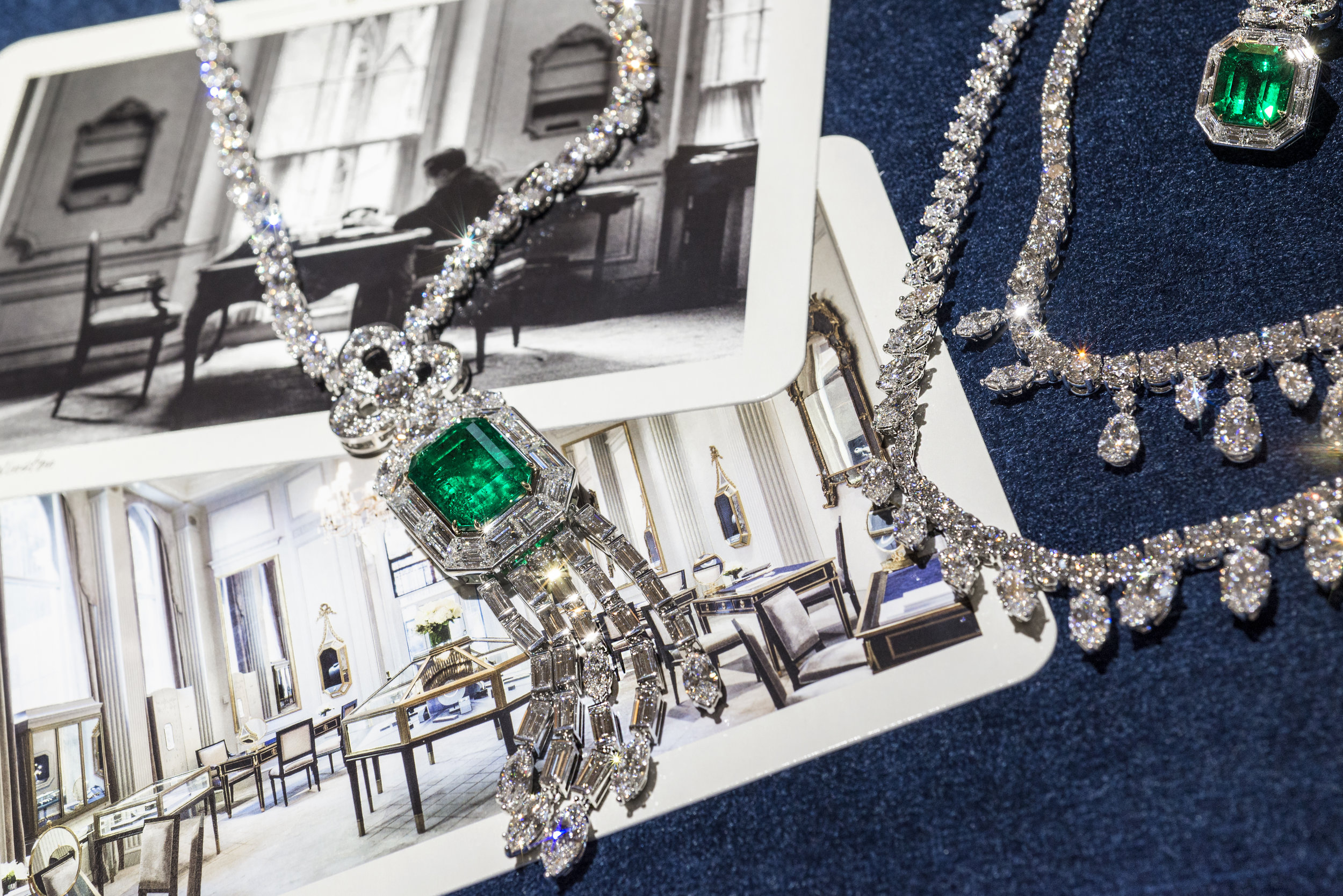 Harry Winston 718 Emerald Vitrine Necklace and Chandelier necklace by Andrew Werner, AHW_2671.jpg