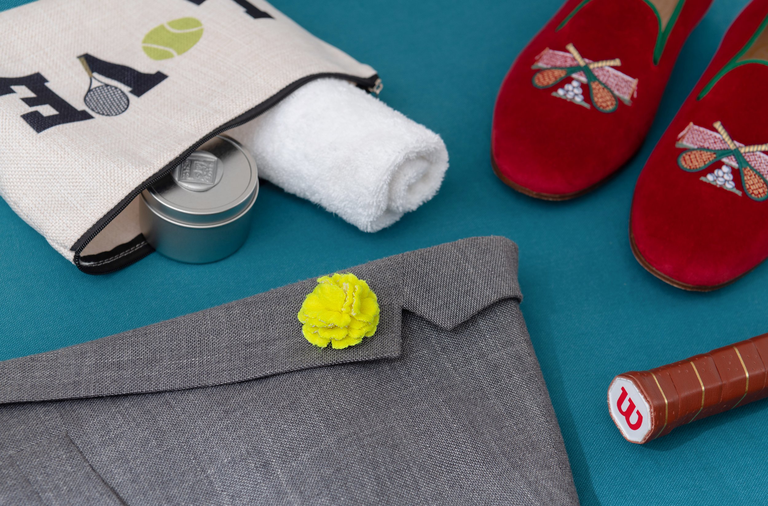 Fleur'd Pins Champion Carnation US Open Tennis Ball Flower lifestyle - photo by Andrew Werner .jpg