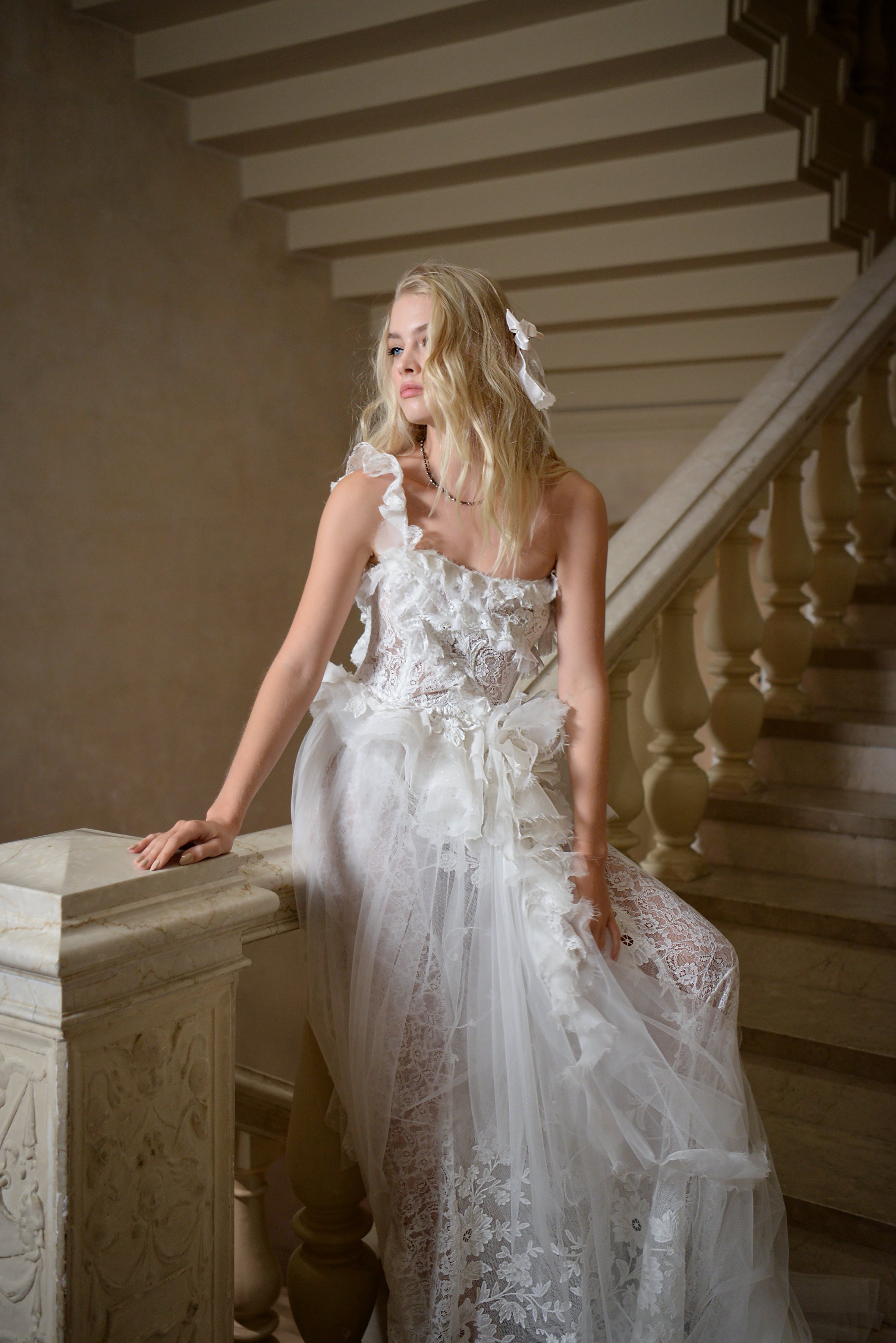 Bride at The Plaza Hotel wearing LoveShackFancy, February 2023 - photo by Andrew Werner .jpg