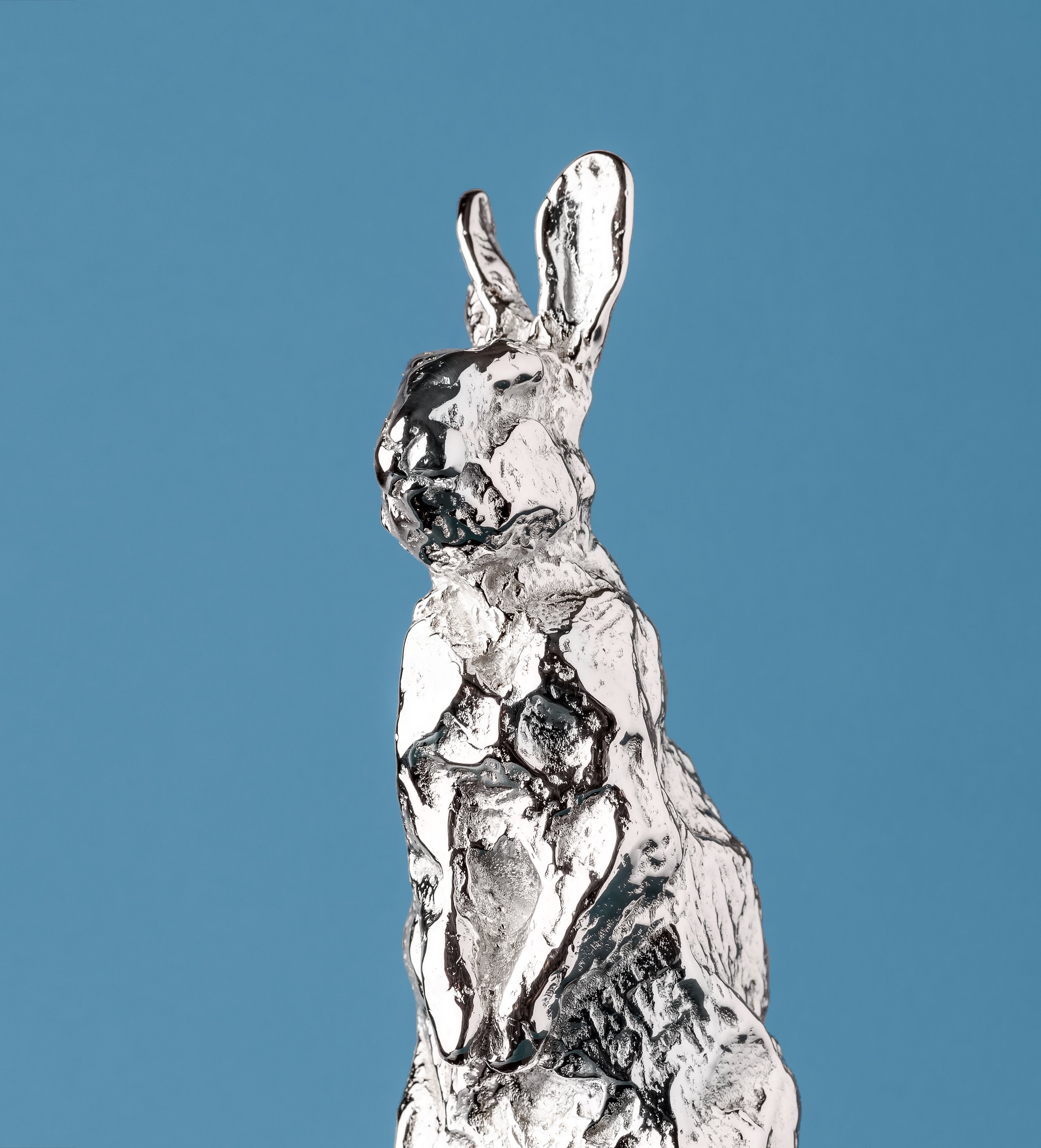 Lapin Christofle Standing Rabbit in Sterling Silver - Haute Orfèvrerie - photo by Andrew Werner - Easter 2023.jpg