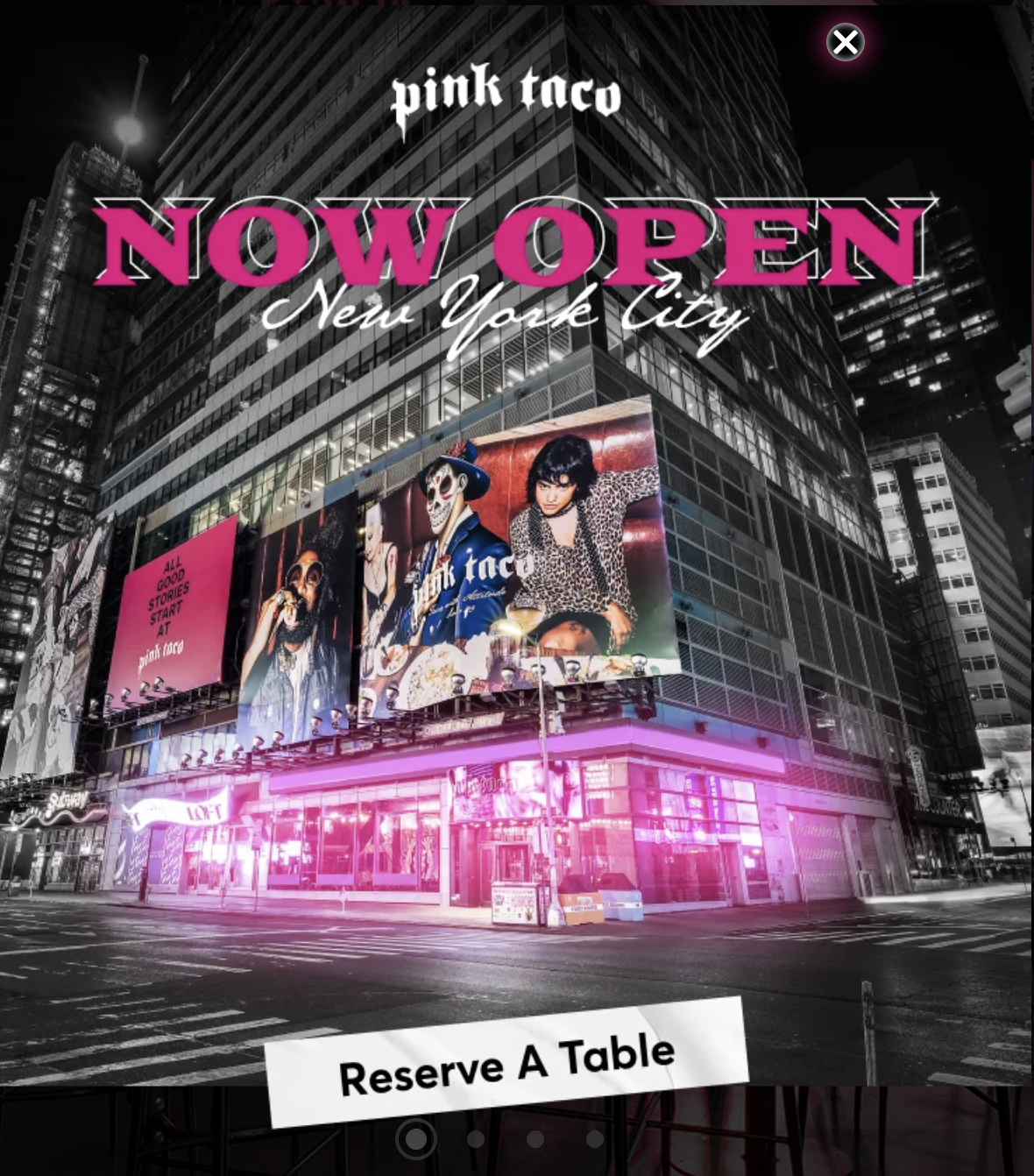 Pink Taco Times Square, NYC Now Open - photo by photographer Andrew Werner.png