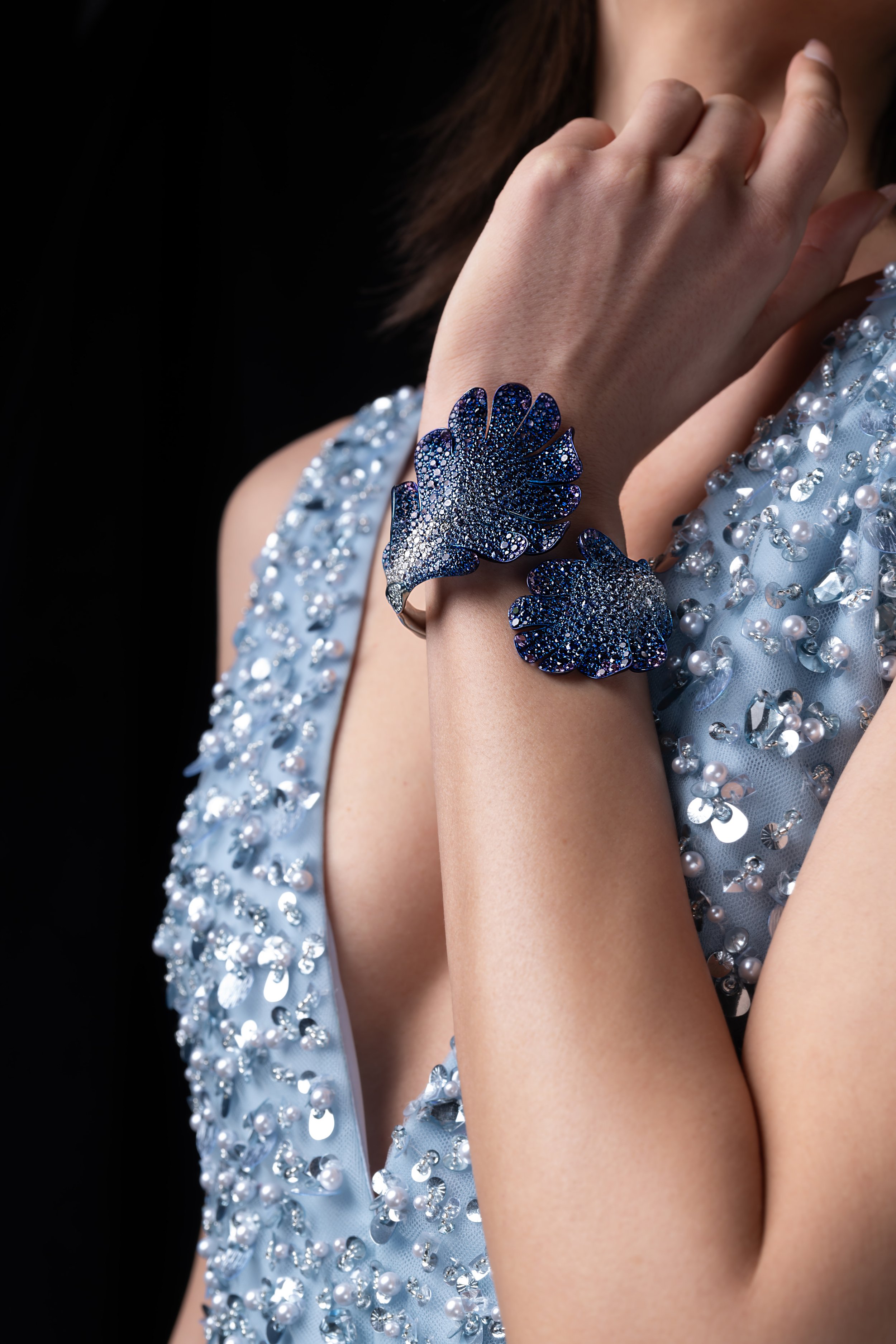 Chopard's Red Carpet Collection bracelet at Pamella Roland NYFW FW24 - photo by Andrew Werner, NZ8_0886.jpg