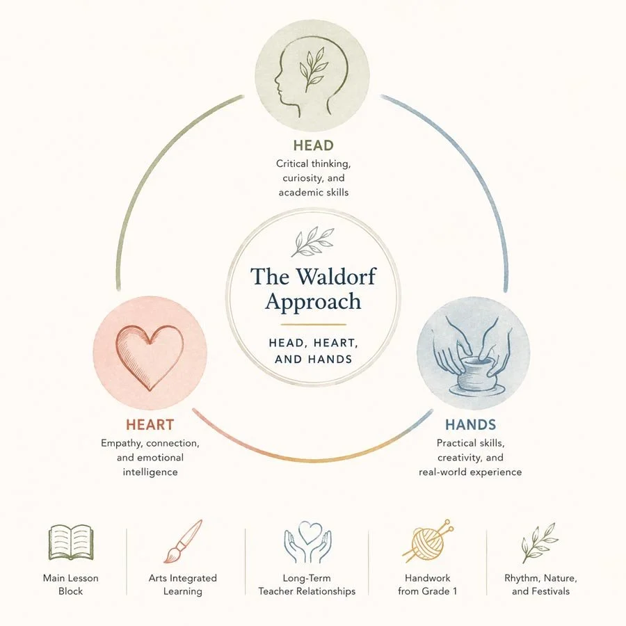 waldorf curriculum approach head heart hands