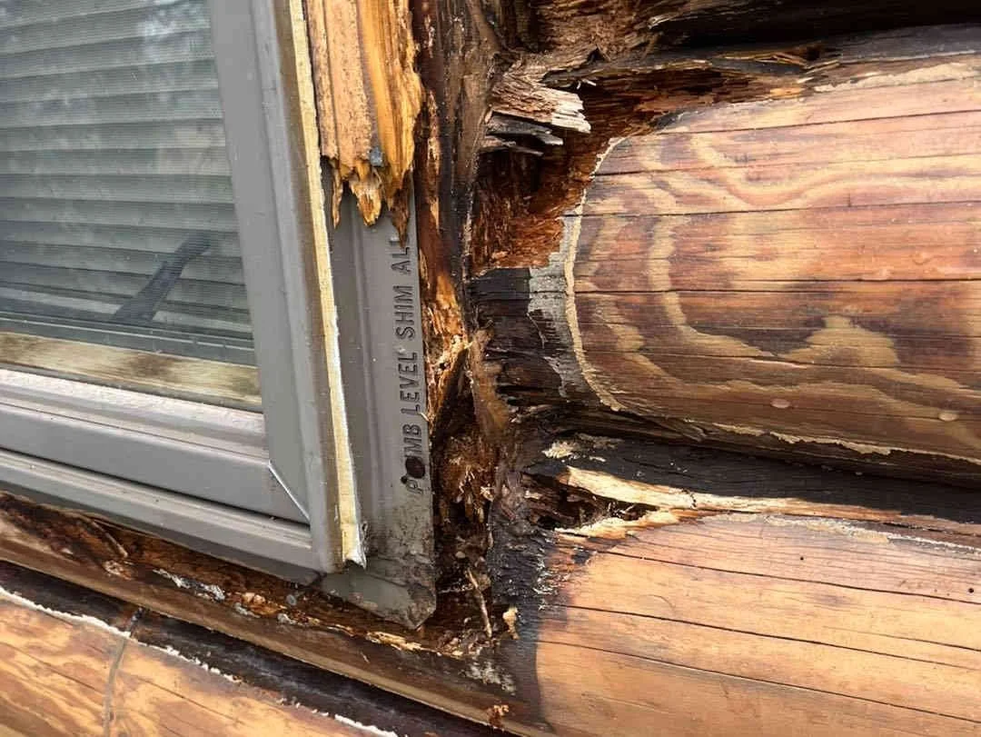 Log Home Rot Repair — Woodworks Log Home Restoration