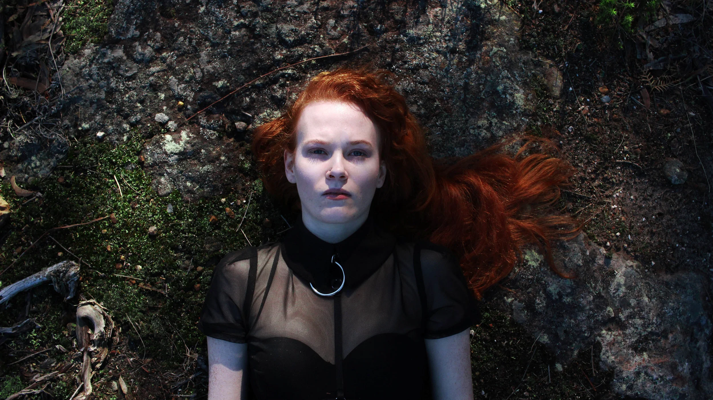 Untitled , photography by Sarah Walrus Hunt, Modeled by Sarah Cowen, Canon 600D, 2018.