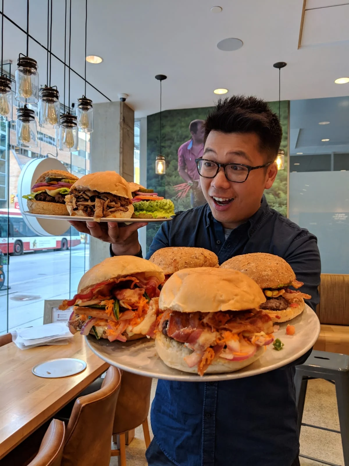National Burger Day at B.GOOD Canada