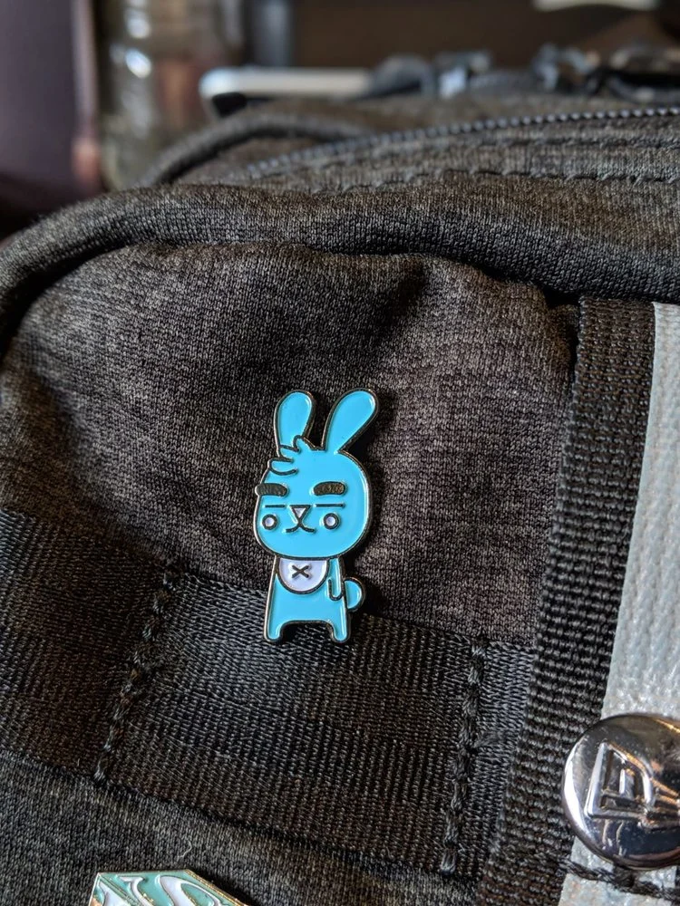 Hungry Bunny Pin