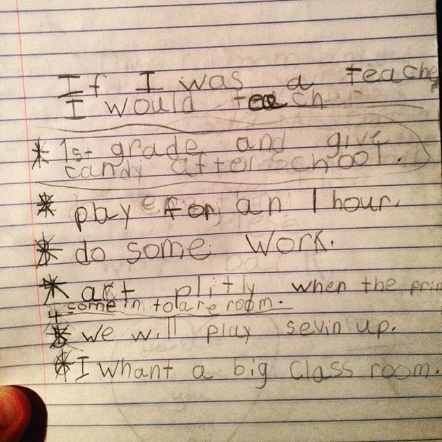 🙉Well well well...
.
📦Look what got pulled out of the time capsule...
.
Circa '96 ...😂 although this is funny I&rsquo;m sure teachers out there are really getting a kick from it.
.
🤔 But this note got me thinking...
.
😪No one ever truly understa