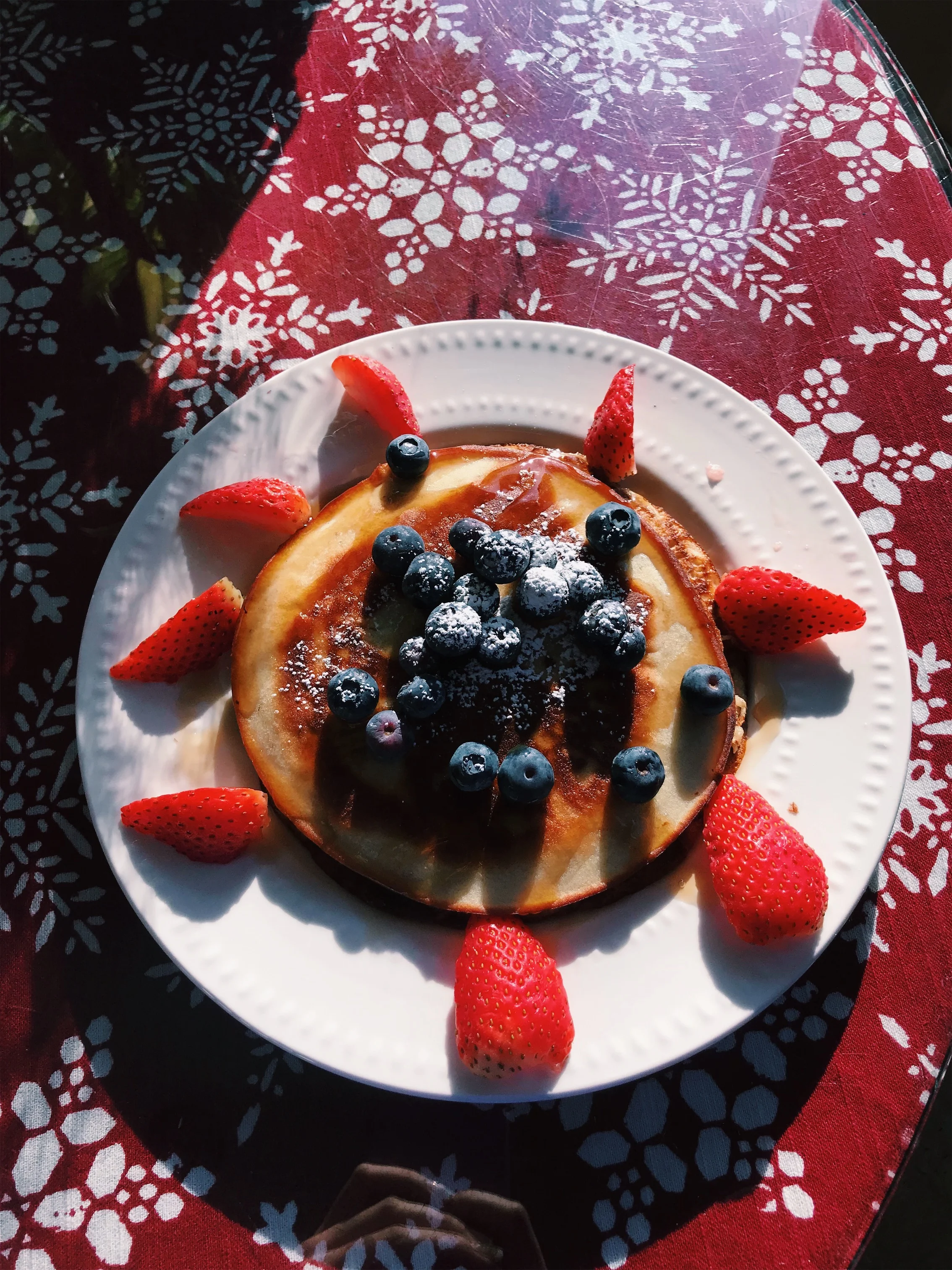 Protein Pancakes and Berries