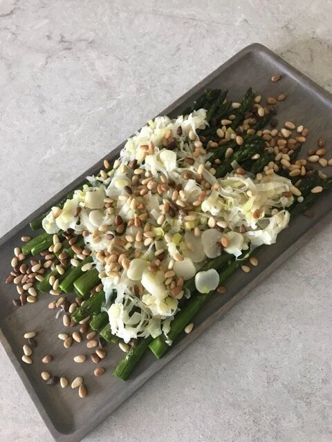 Grilled Asparagus with Leek