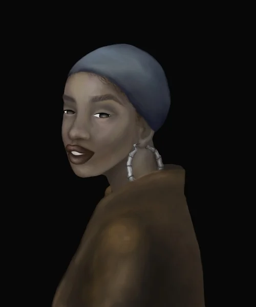 Girl with a Hoop Earring, 2018