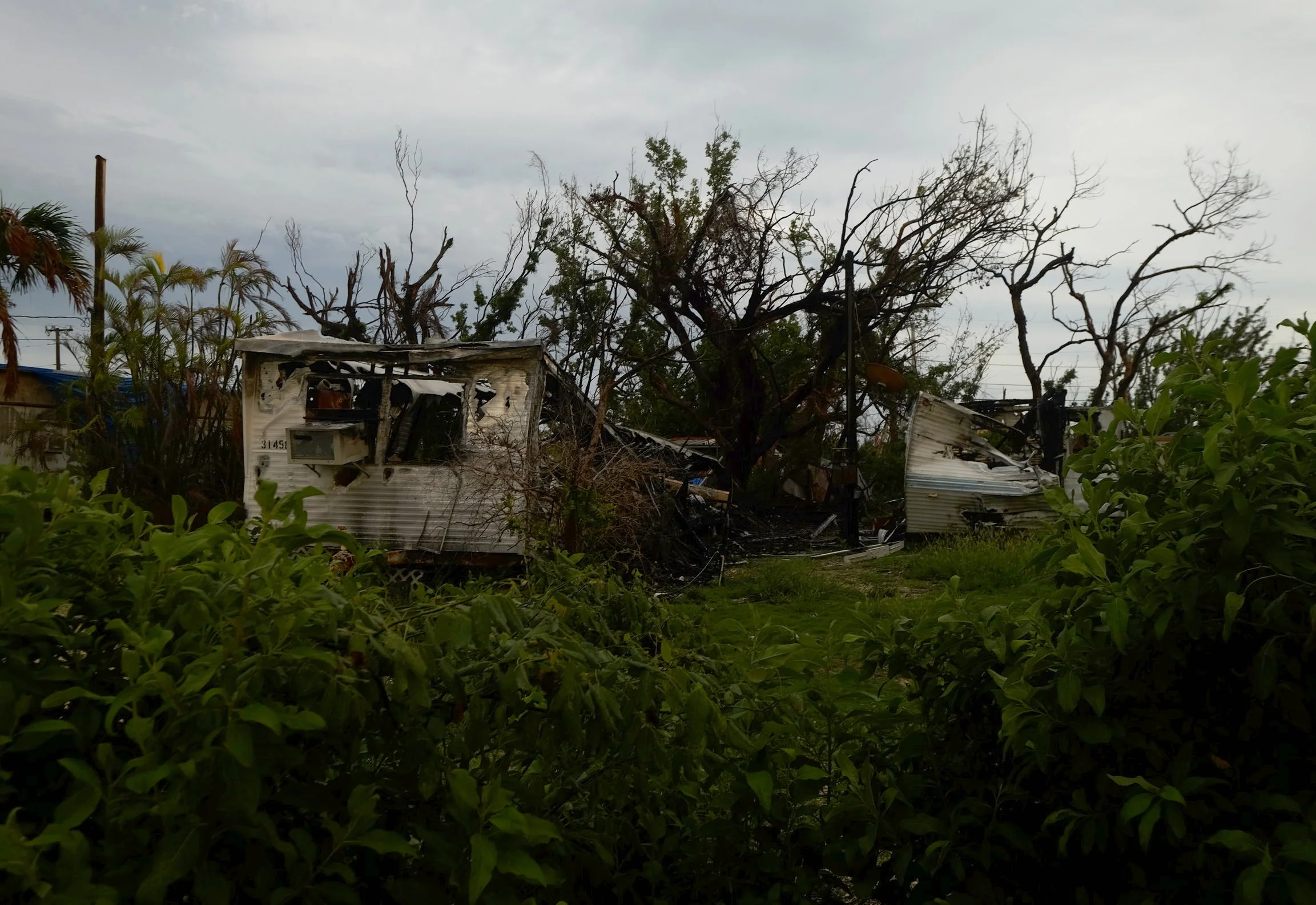  As Irma descended, tornadoes ripped through the avenues on Big Pine Key.  Months later, a mysterious rash of fires gutted much of what remained. 
