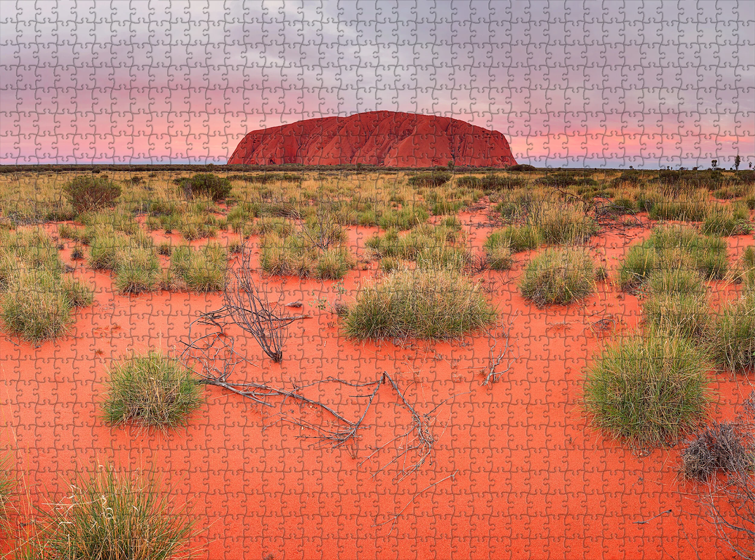 PRE-ORDER STOCK DUE LATE APRIL Uluru at sunset - 1000 piece jigsaw