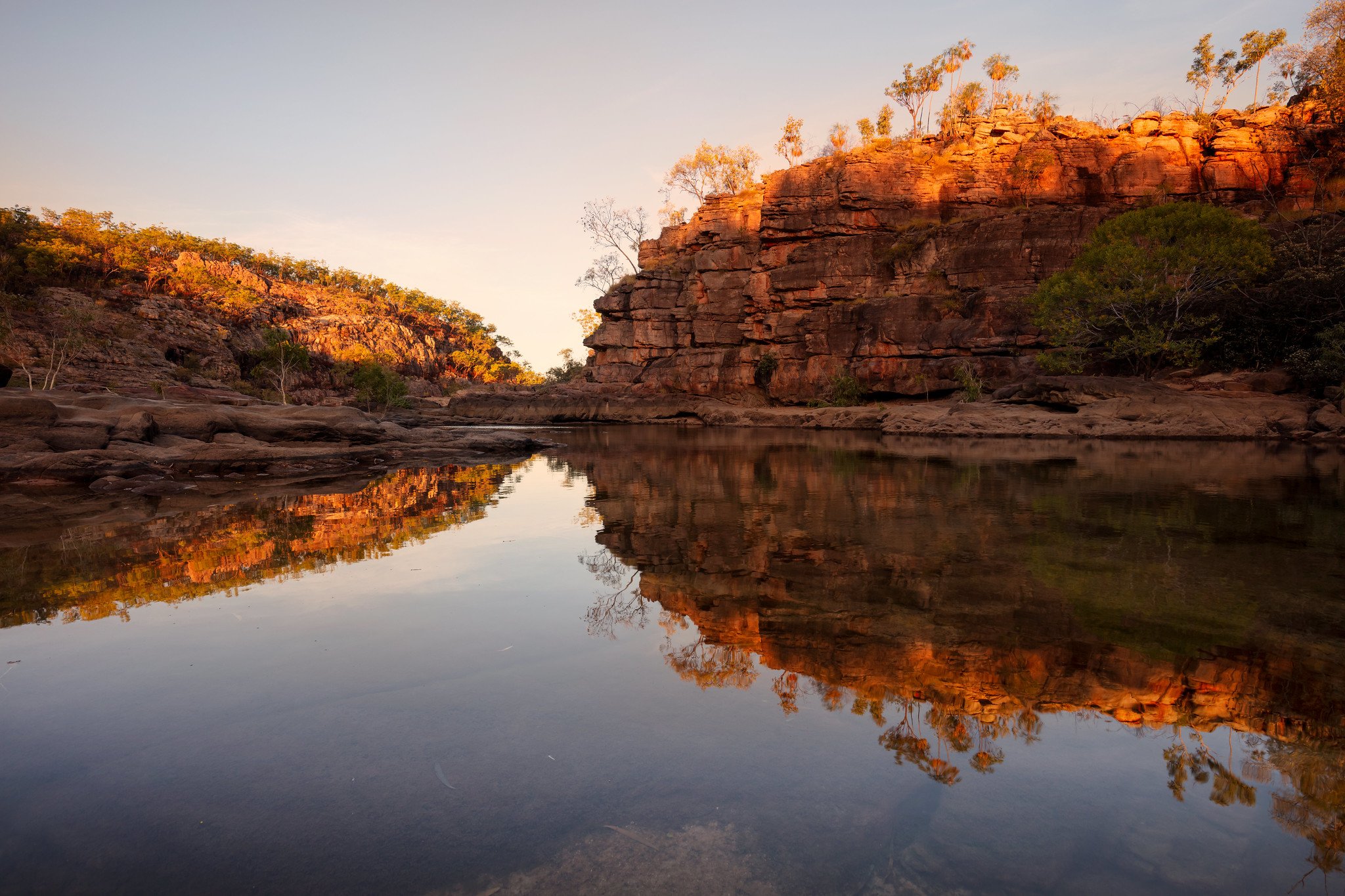 My favourite time of year to photograph is the wet season - BUT - there are some extra special places that are only accessible in the dry season! 

Koolpin Gorge in Kakadu is one of those places, and it's definitely one of my favourites. I'm lucky en