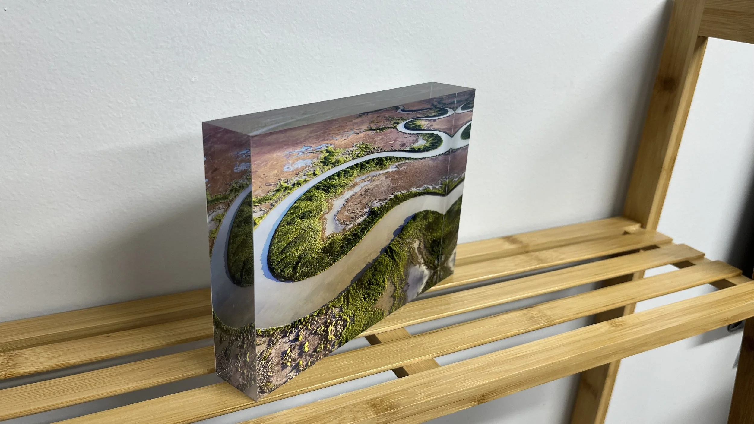 5 x 7" Acrylic Block - Carving Through Country (Adelaide River)