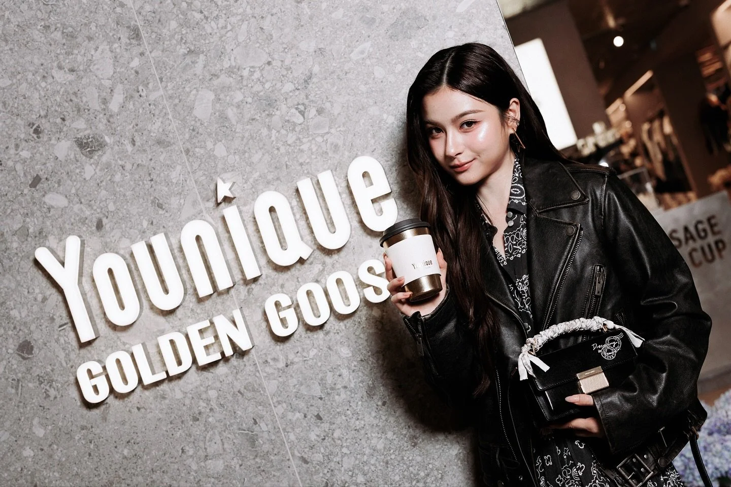 Golden Goose celebrates the reopening of its store in Singapore with an evening of creativity and Co-Creation experiences, joined by beautiful Thai actress Prim Chanikarn Tangkabodee @primiily . The renewed concept centred on sustainability, creativi