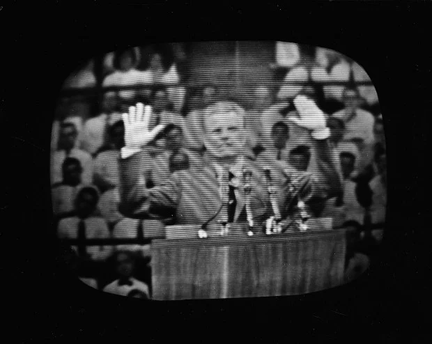 GRAHAM LIVE TV DEBUT 1957
