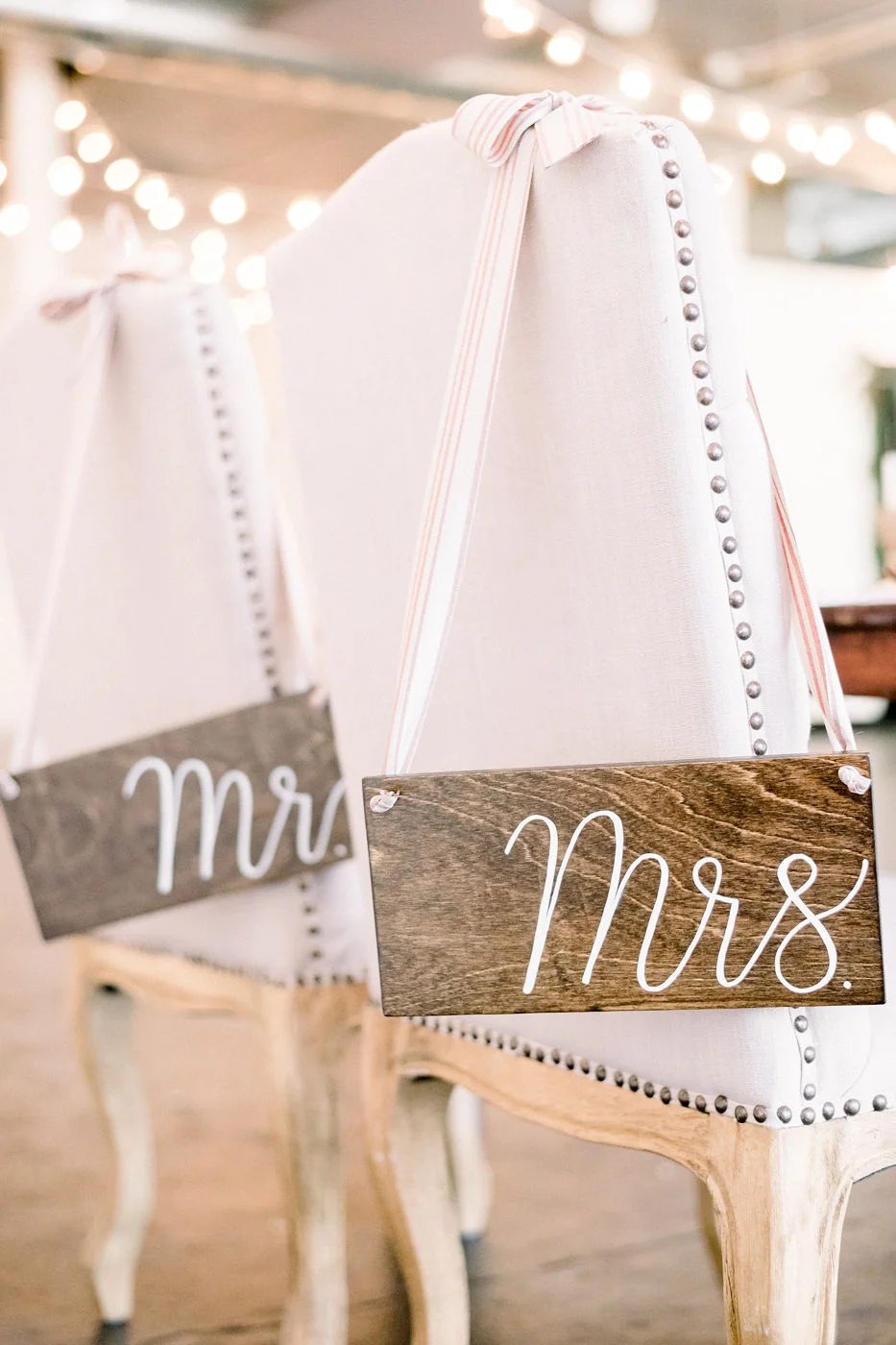 Hand Lettered Wedding Signs Sweetly Signed