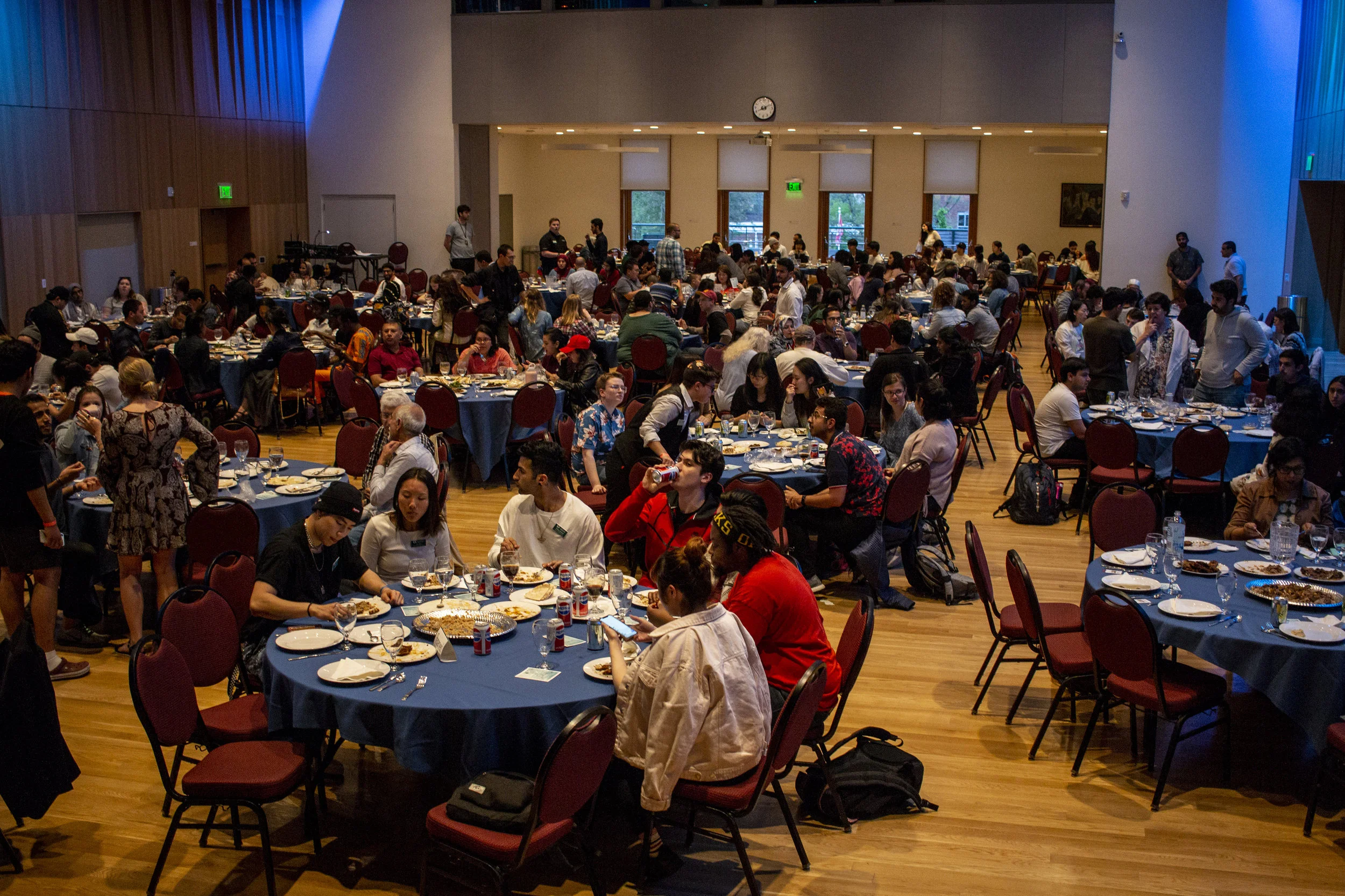  At the University of Oregon, several events are held by Arab and Muslim student groups throughout the school year. One annual event, Arabian Night, attracts hundreds of attendees every year. 