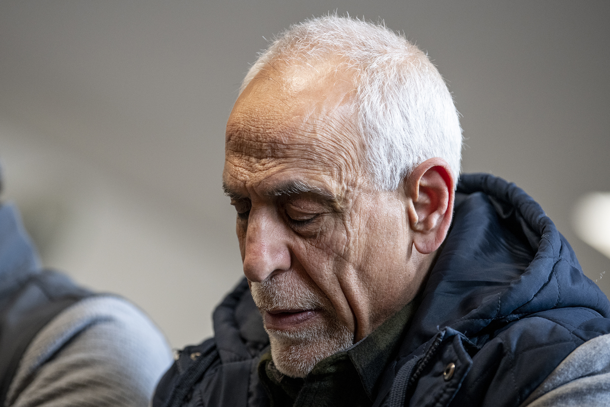  Ibrahim Hamide prays during the midday prayer, Salat al-zuhr. There are five daily prayers in Islam: Salat al-fajr, Salat al-zuhr, Salat al-‘asr, Salat al-maghrib and Salat al-‘isha. Each prayer takes place at different times throughout the day in a