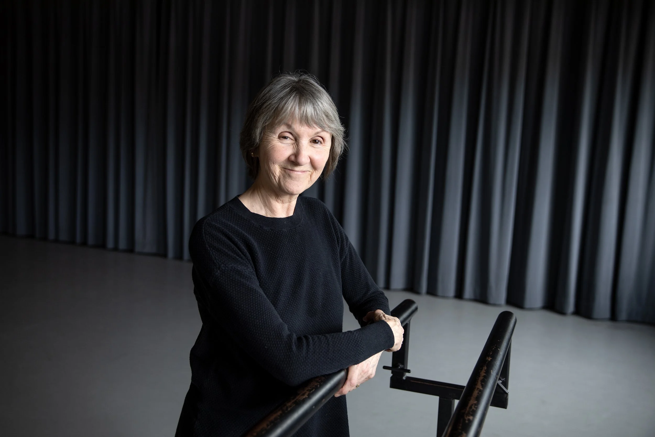  Eugene Ballet Artistic Director Toni Pimble poses for a portrait in a dance studio at the Midtown Arts Center in Eugene, Oregon. Pimble co-founded the Eugene Ballet Company in 1978 and announced her retirement after more than 40 years with the Eugen