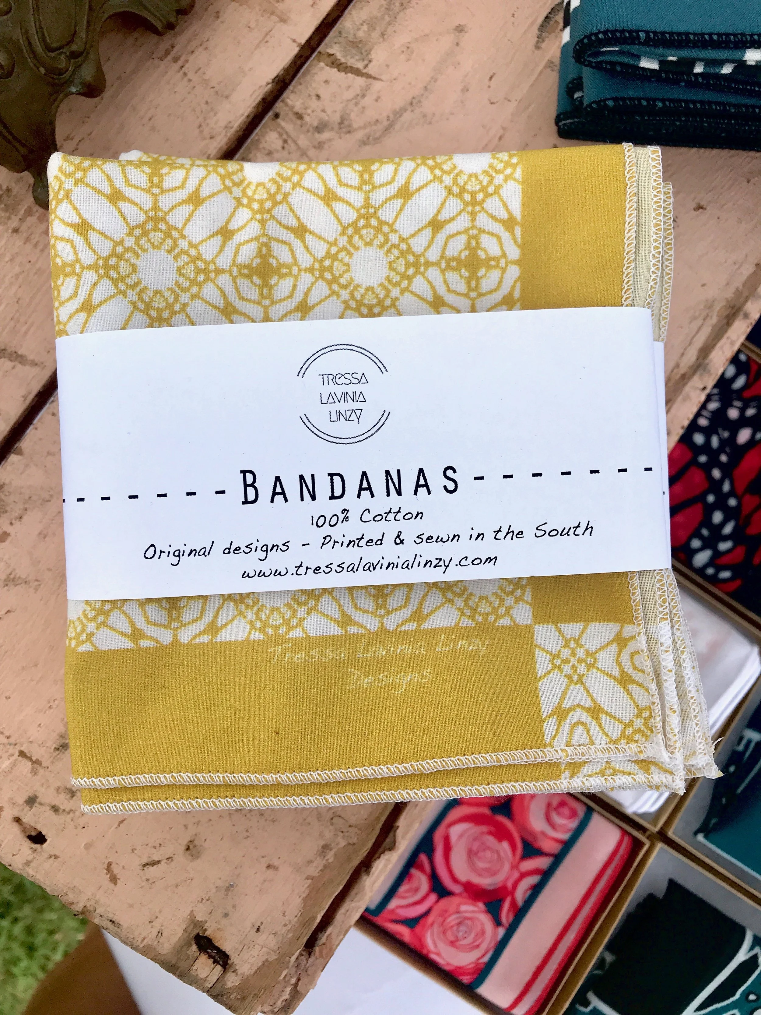 Lost In Translation Gold Bandana 