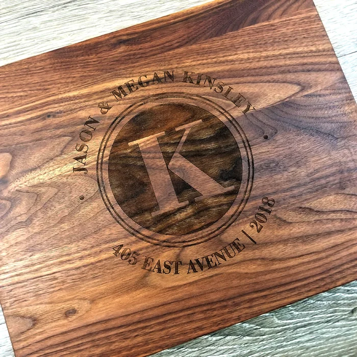 Walnut Cutting Board - Personalized