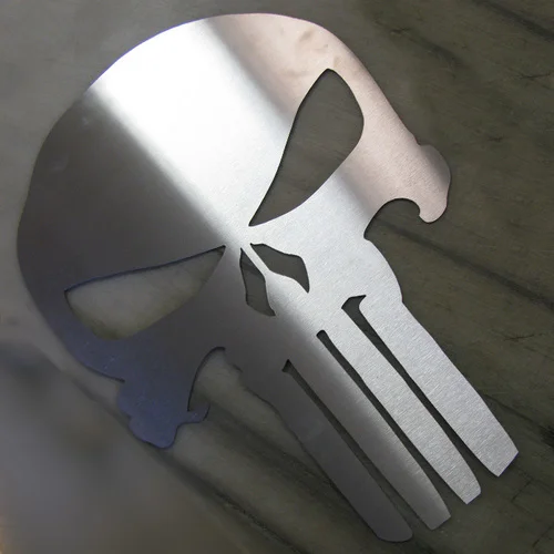 Punisher No Paint - Metal Wall Art - 21" x 16"