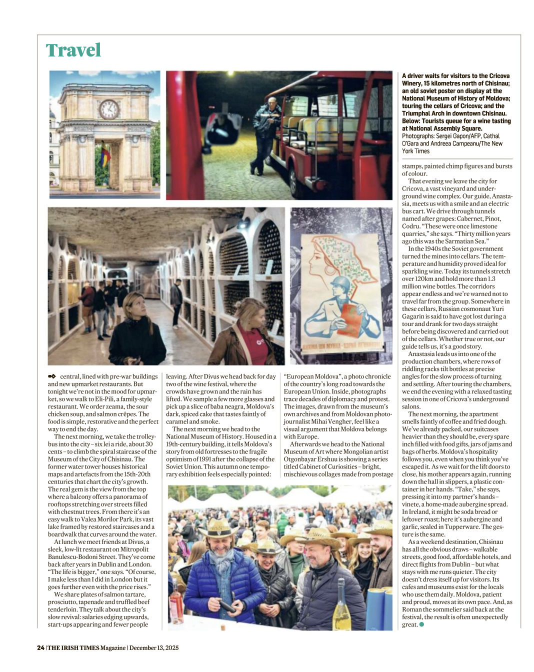 Chisinau Uncorked | The Irish Times Magazine
