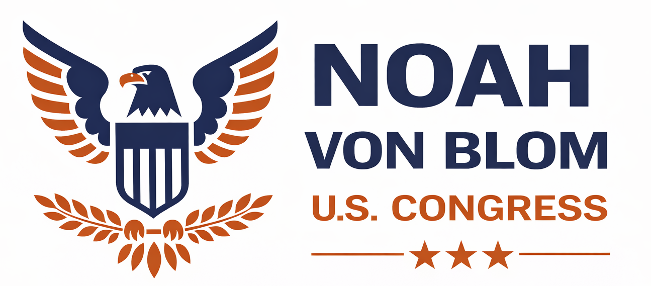 Noah Von Blom For Congress Logo.png