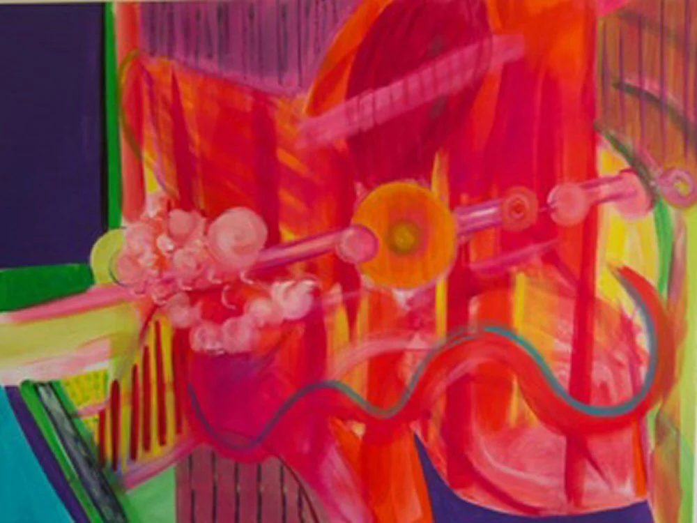 Finding 30"x40" 2011 acrylic on canvas $950