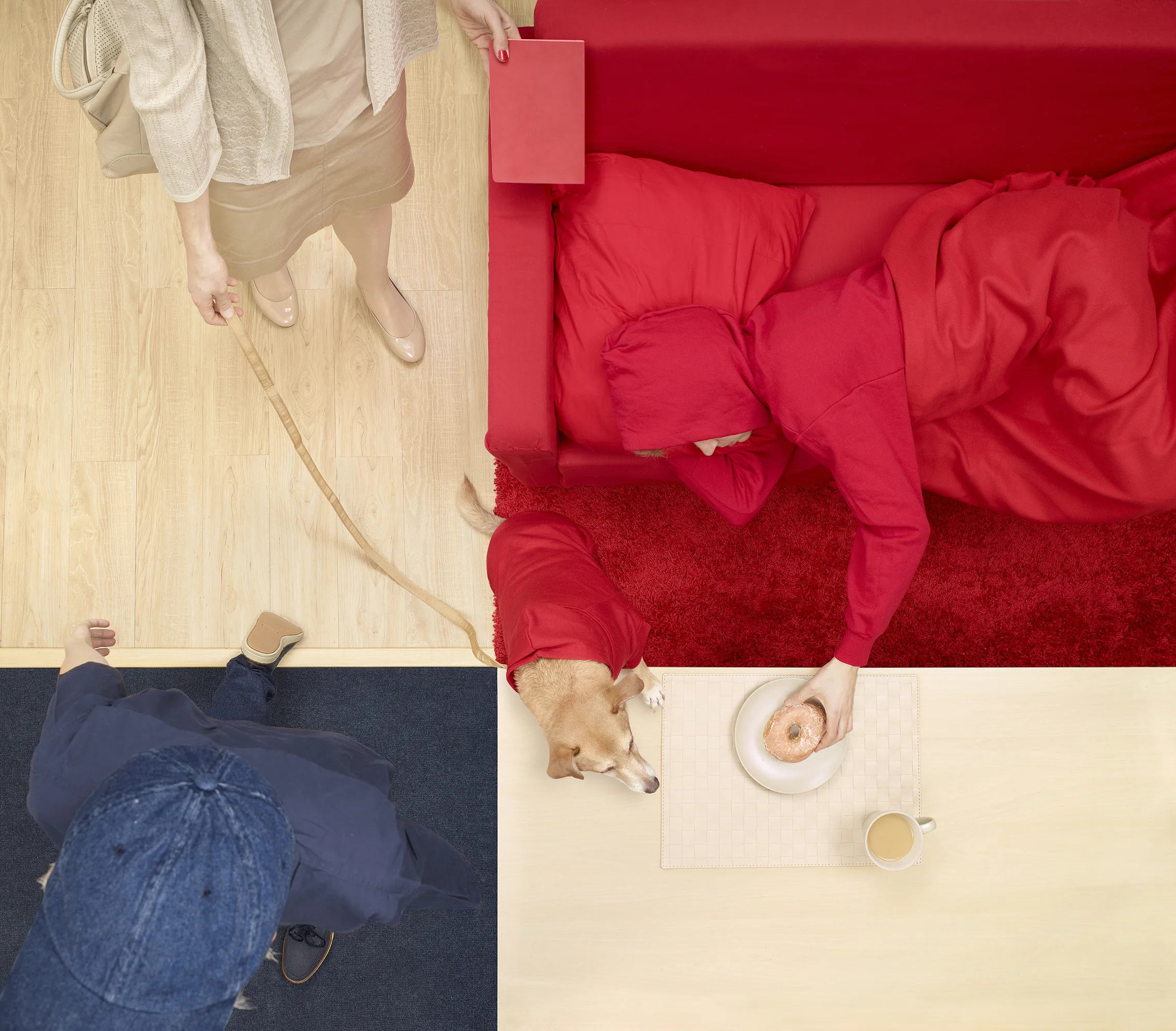 Primary, 60 x 69 inches, 2015 (Sign Language Series)