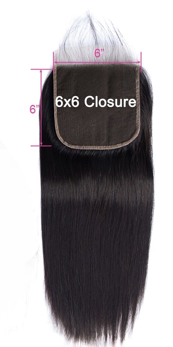Luxe Straight Closure 6x6