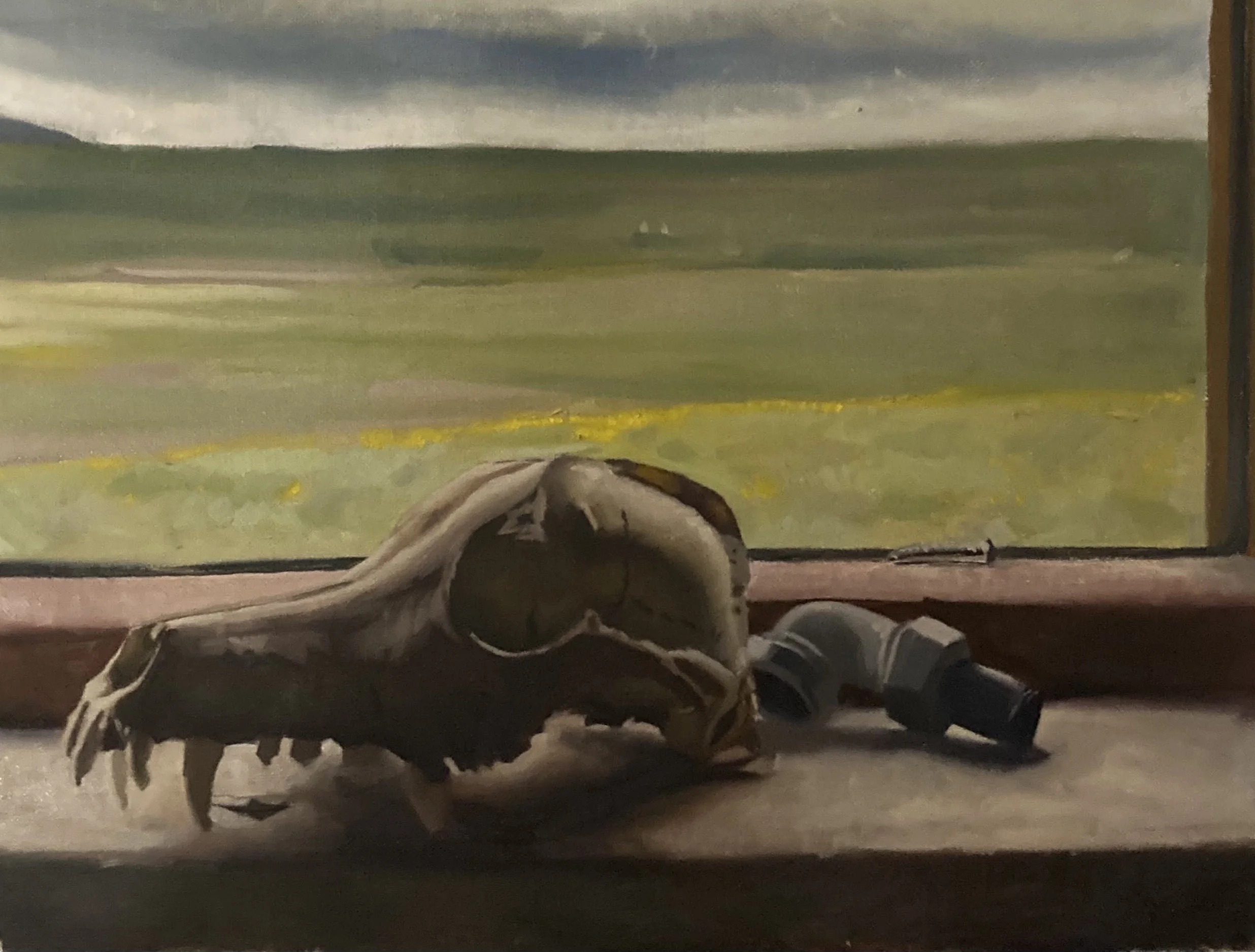 Í sveitinni. 40x50 cm í einkaeigu.