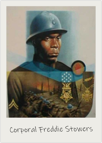 Le caporal Freddie Stowers a reçu la médaille d'honneur à titre posthume. Le caporal Freddie Stowers a reçu la médaille d'honneur à titre posthume.