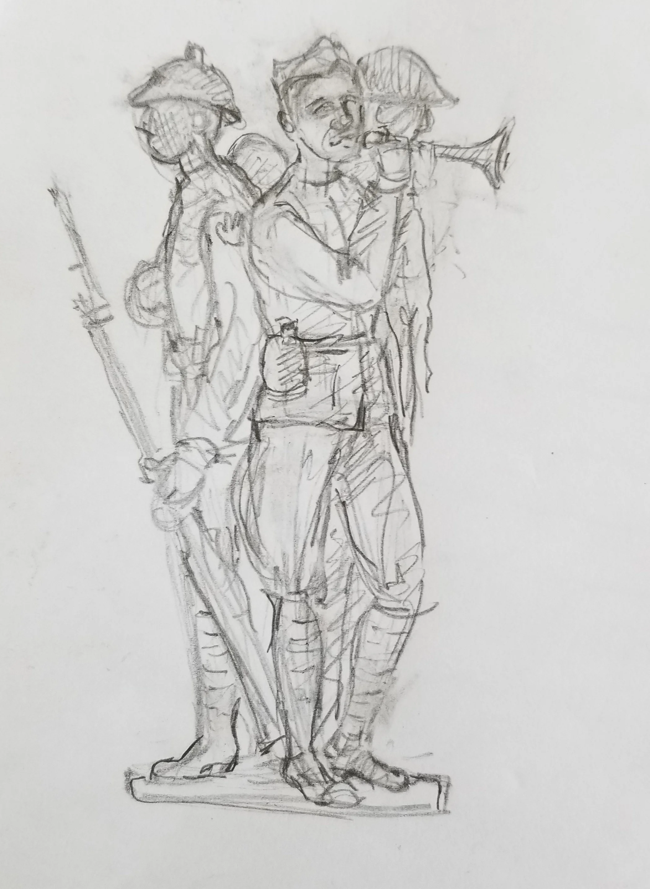 371st Memorial Monument Concept Drawing
