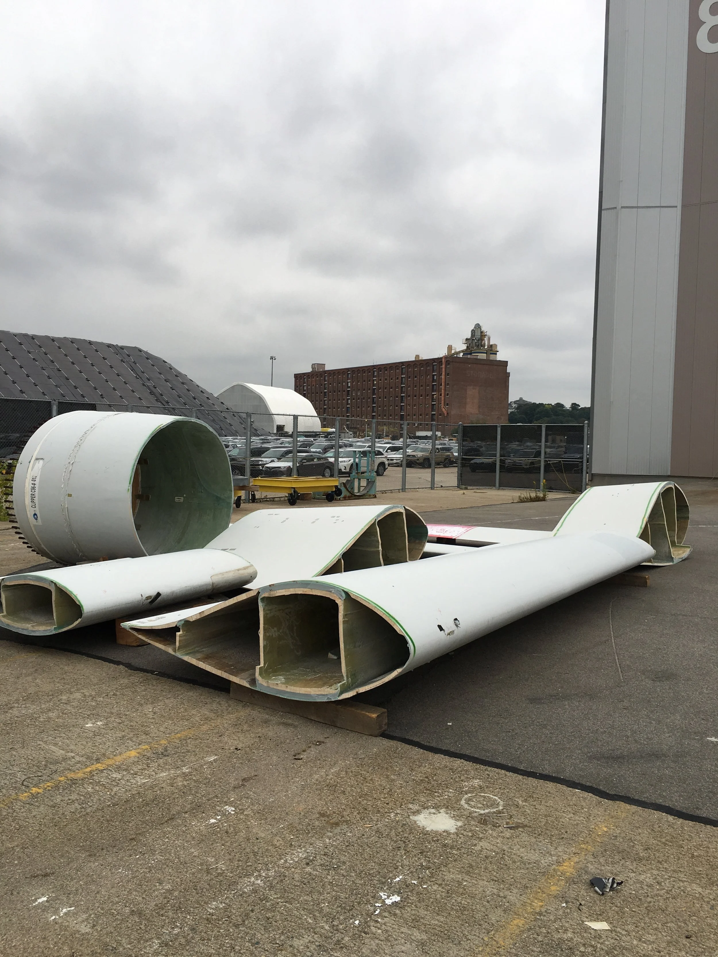Blade Material en-route to Georgia Tech