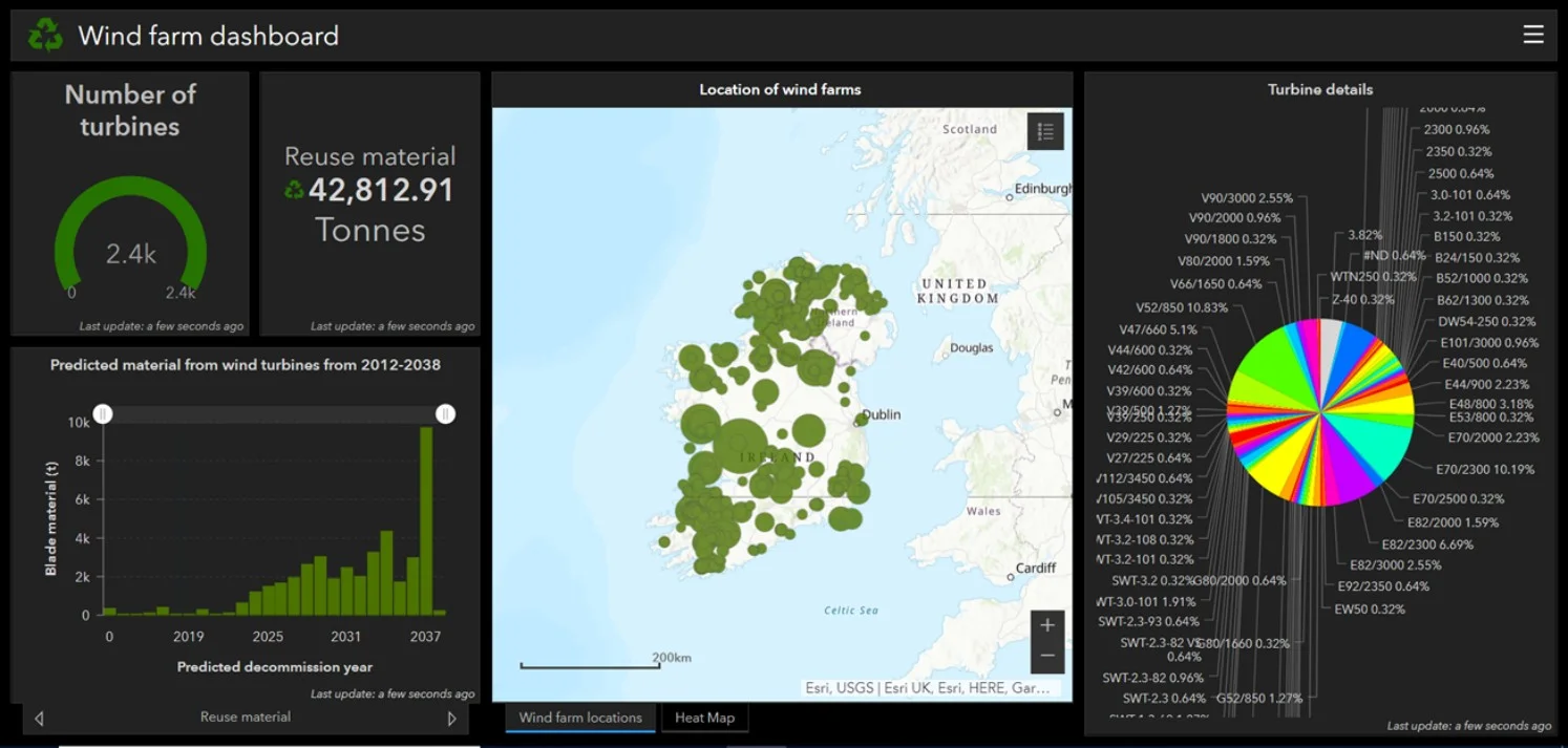 Interactive Wind Turbine Decommissioning Dashboard