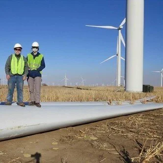 Georgia Tech Re-Wind Team visits ENEL's Smoky Hills wind farm in Kansas
