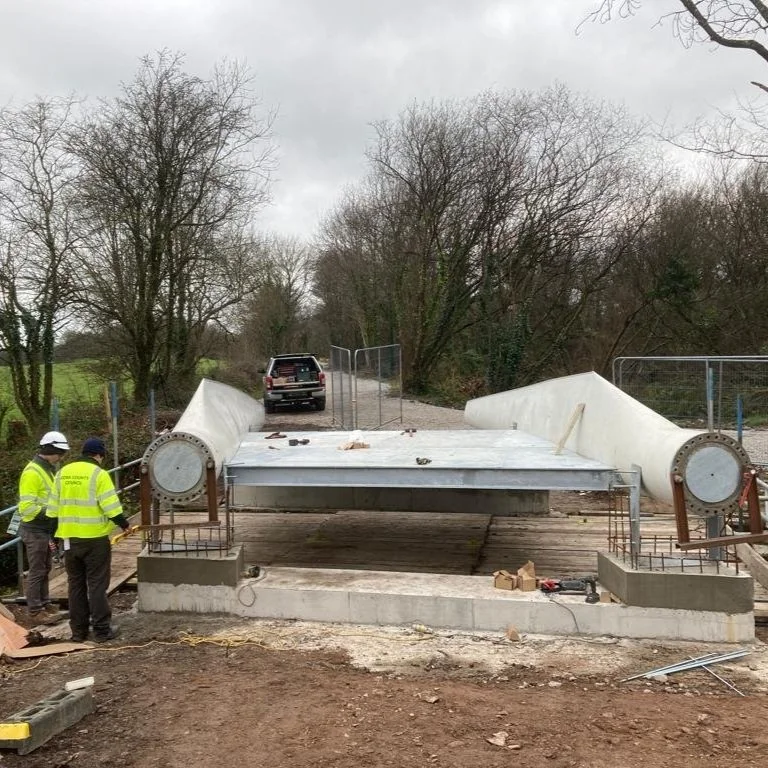 Re-Wind constructs first BladeBridge in Cork Ireland for pedestrians, cyclists and emergency vehicles