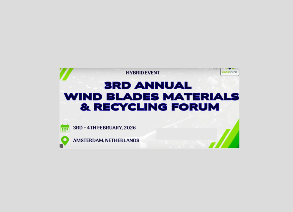 Presentations from Re-Wind Network at Wind Turbine Blades and Recycling Forum