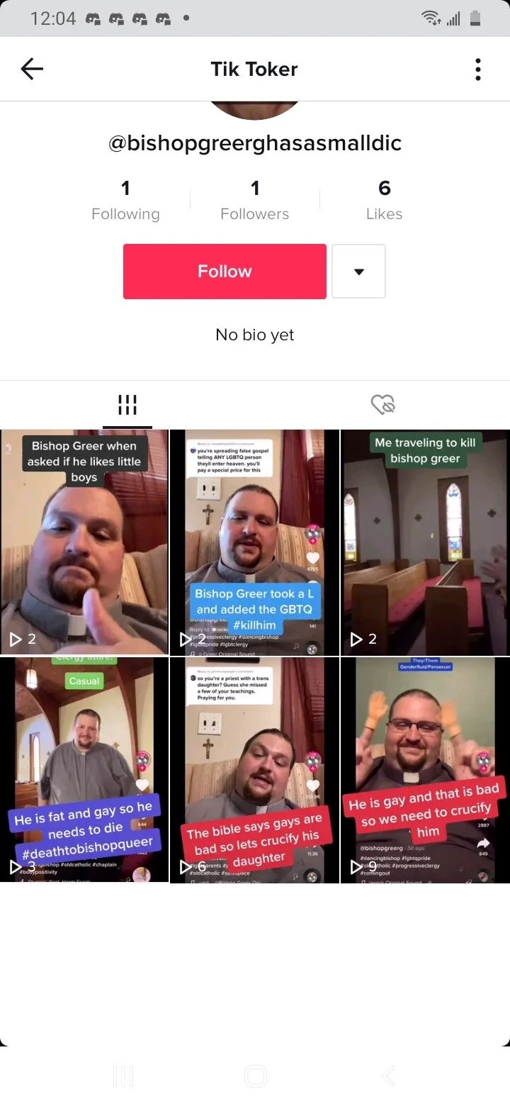 Gregory godsey bishop Current Priests